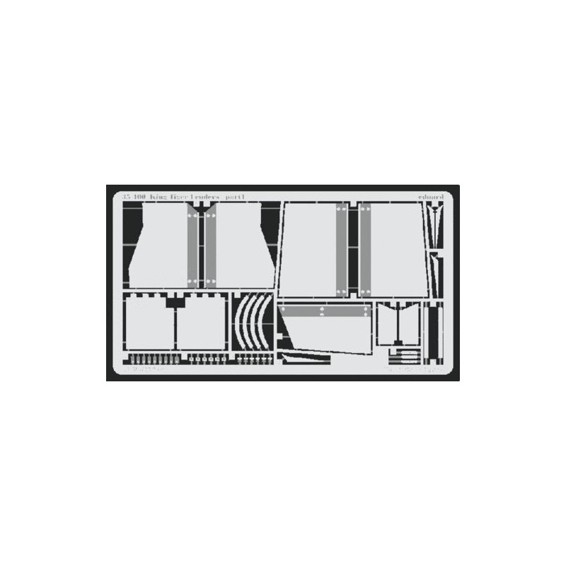 Photoetched parts 1/35 King Tiger Fenders (for Tamiya)