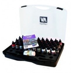 Vallejo Plastic case with 47 colors Game Air