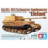 Maqueta en escala 1/35 del tanque cazador pesado alemán Sd.Kfz.184 Elefant de Tamiya