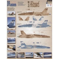 1/48 Decals McDonnell-Douglas F/A-18B VFA-125 Rough Raiders Aggressors