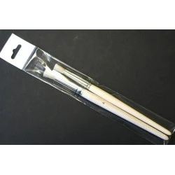 Special stiff rounded cutted brushes for polishing (2pcs)