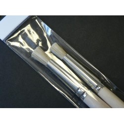 Special stiff rounded cutted brushes for polishing (2pcs)