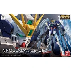 Maqueta 1/144 RG Wing Gundam Zero EW de Bandai – Modelo detallado y articulado