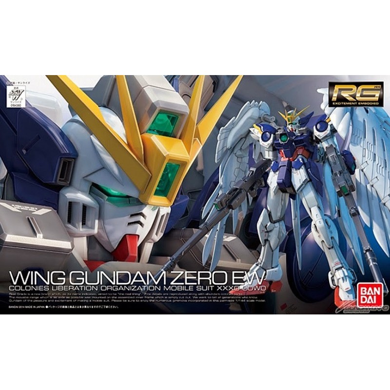 Maqueta 1/144 RG Wing Gundam Zero EW de Bandai – Modelo detallado y articulado