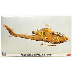 Maqueta del helicóptero AH-1F Cobra de la Fuerza Aérea Israelí en escala 1/72 de Hasegawa.