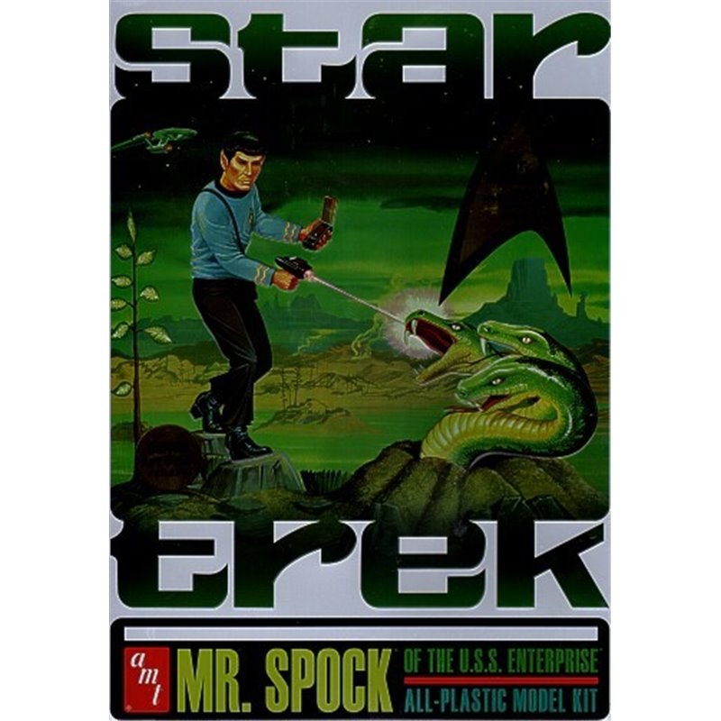 Mr Spock with Embossed Collectors Tin Star Trek