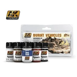 BURNT VEHICLES Set