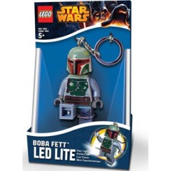 Lego Star Wars Mini-Flashlight with Keychains Boba Fett