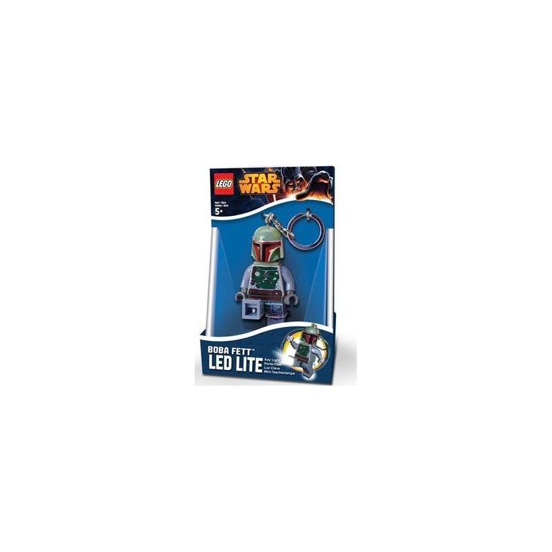 Lego Star Wars Mini-Flashlight with Keychains Boba Fett