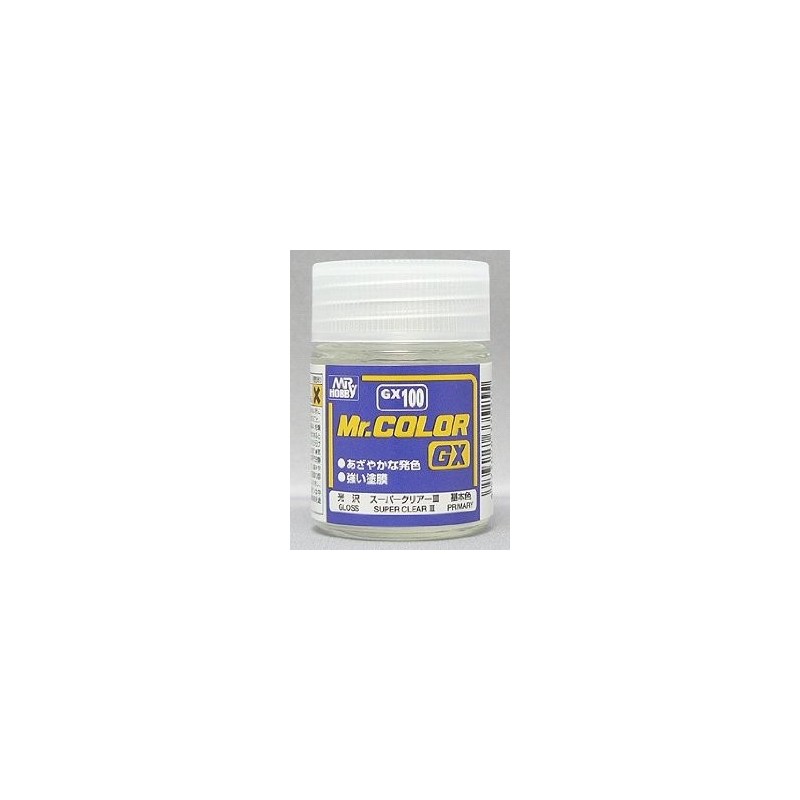 Mr Color GX 100 - Super Clear III Barniz (18ml)