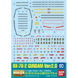 GD-60 MG Gundam Ver.2.0 Real Type Decals