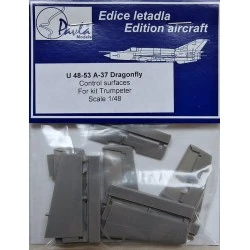 1/48 A-37 Dragofly Control surfaces set (TRUMP)