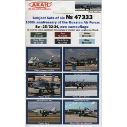 Set de Pinturas 100 Years of Air Force: SU-25/32-34