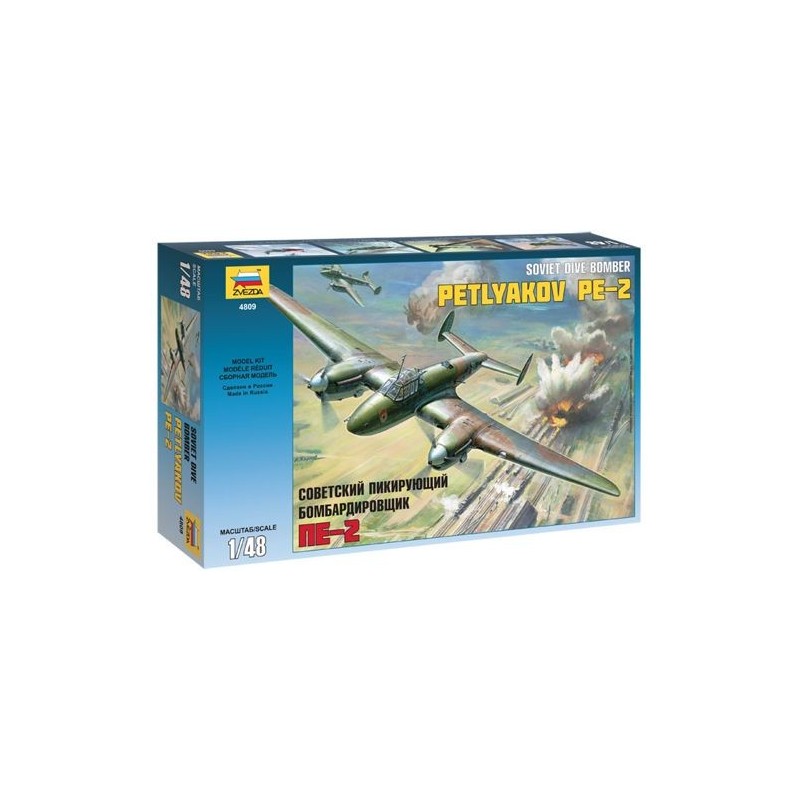 Zvezda 1/48 Petlyakov Pe-2 aircraft model kit