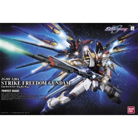 Maqueta Perfect Grade Strike Freedom Gundam 1/60 de Bandai con LED