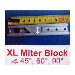 XL Mitre Box (45,60,90 degrees) for JLC razor blades