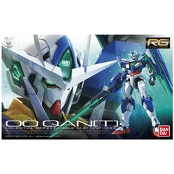 Maqueta Bandai 1/144 RG GNT-0000 00 QAN[T] con GN Sword V y GN Shield