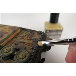 Mr. Weathering Brush Set HARD (Large & Small) 