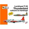 1/48 Lockheed T-33 Thunderbird colours and markings