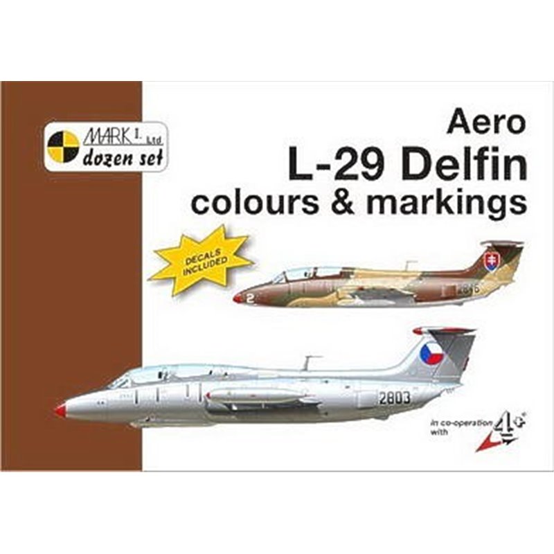 Aero L-29 'Delfin' colour and markings plus 1:48 decal