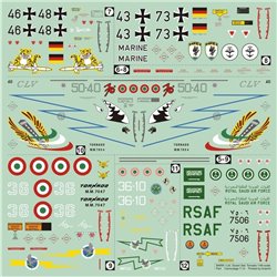 Panavia Tornado and decals 1:48 