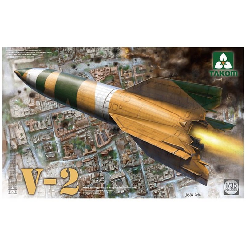 1/35 V-2, WWII German Single Stage Ballistic Missile