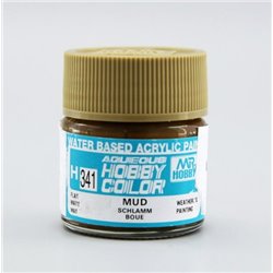 H341 Mud (10ml) Mr Hobby Aqueous Hobby Colour 