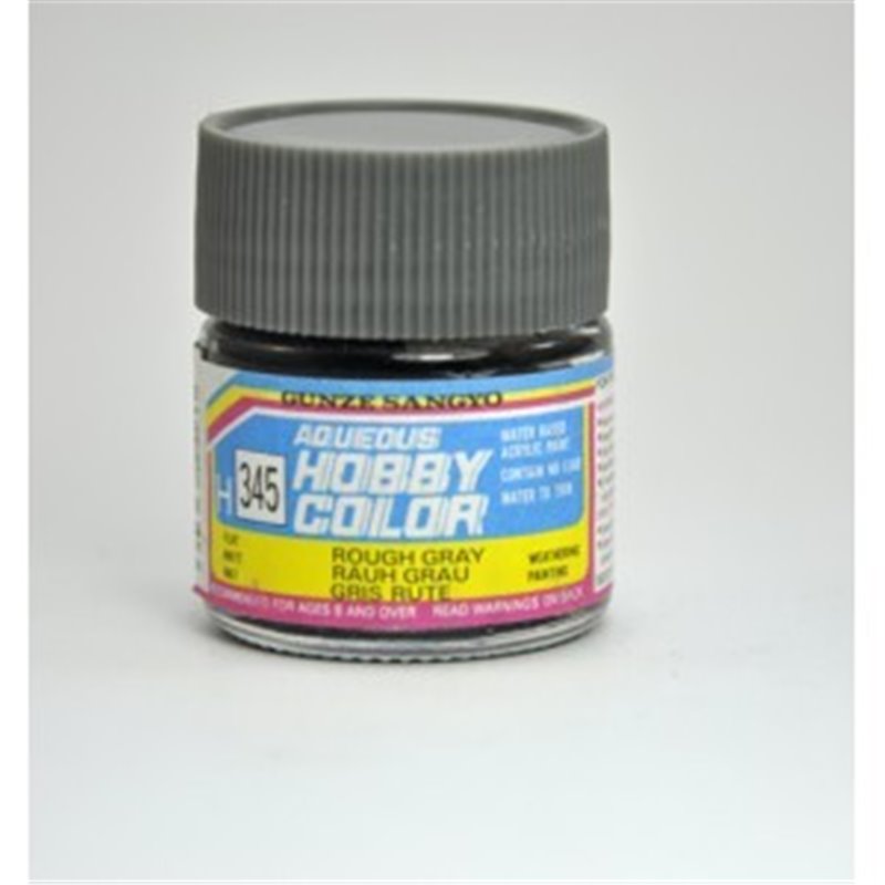 H345 Rough Gray (10ml) Mr Hobby Aqueous Hobby Colour 