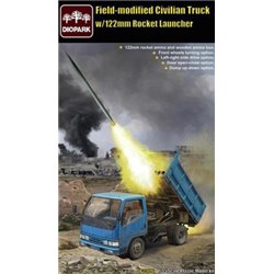 Maqueta 1/35 Field-modified Civilian Truck 122 mm Rocket Launcher de Diopark