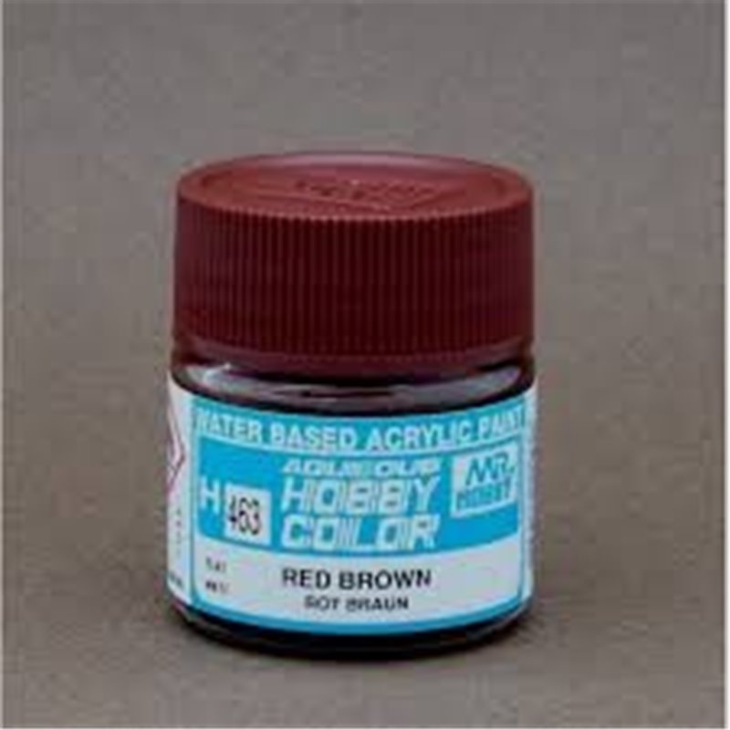 H463 Red Brwon (10ml) Mr Hobby Aqueous Hobby Colour 