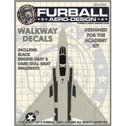 Calcas 1/48 "USN McDonnell F-4J Phantom Walkways" (academy)