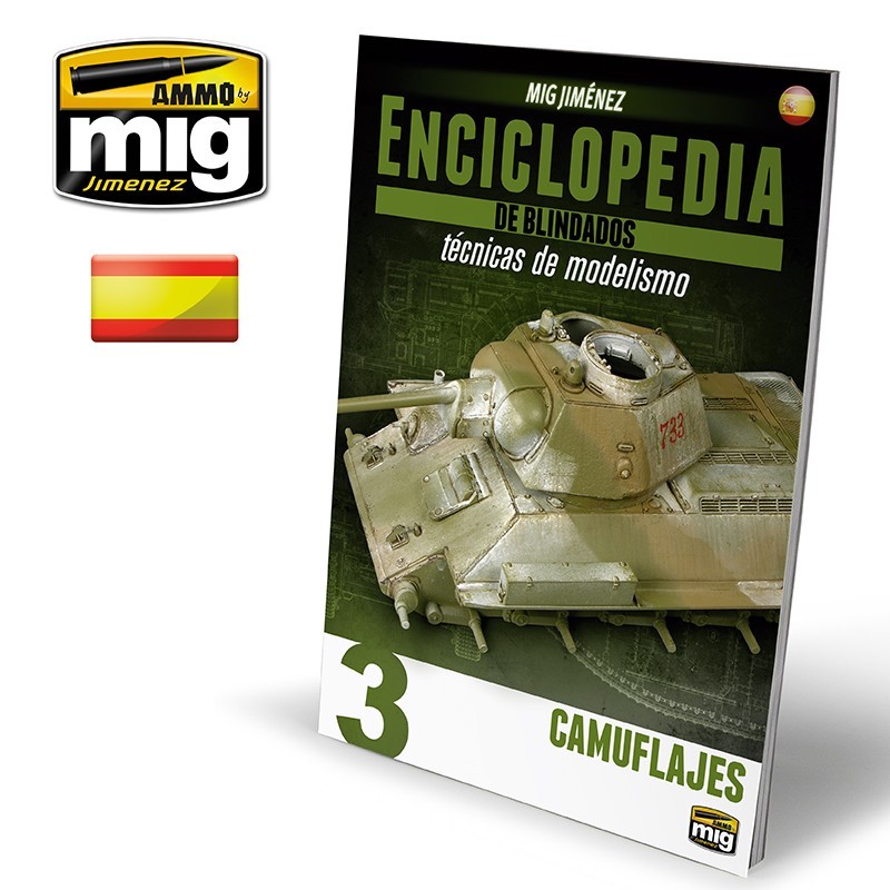 ENCICLOPEDIA DE TÉCNICAS DE MODELISMO DE BLINDADOS VOL. 3 - CAMUFLAJES (spanish)