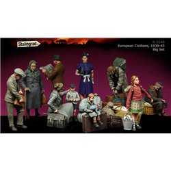 Russian Refugees Big Set  1941-45 (10 figures)