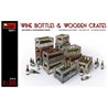 1/35 Wine Bottles & Wooden Crates 