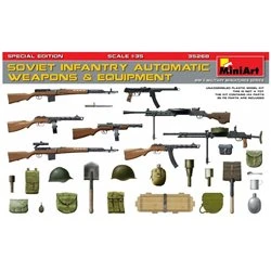 1/35 Soviet Infantry Automatic Weapons & Equipment 