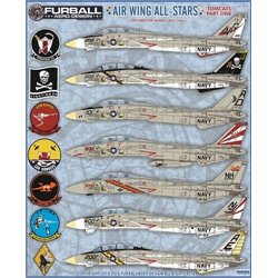 Calcas 1/72 "Air wing All-Stars Tomcats Part One" Grumman F-14A Tomcat