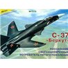 Zvezda 1/72 Sukhoi Su-47 Berkut Russian Supermaneuverable aircraft model kit