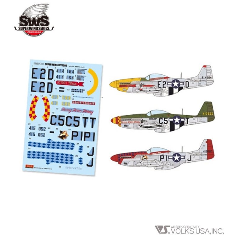 Calcas 1/32 P-51 D Marking Set 1