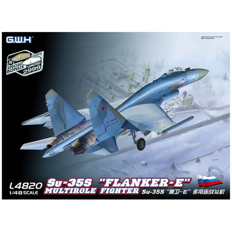 1/48 Su-35S "Flanker-E" Multirole Fighter First Version1/48 Su-35S "Flanker-E" Multirole Fighter First Version