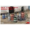 1/35 Milk Cans with Small Cart 