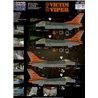 1/48 Decals Lockheed-Martin QF-16C Victim Vipers (2) What-If schemes for future F-16 Target Drones. 80-541/TD and 84-260/HD