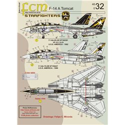 1/48 Decals F-14A Tomcat VF-33 Starfighters