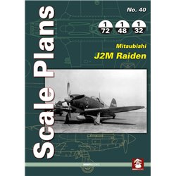 40- Scale plans of Mitsubishi J2M Raiden