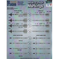 Calcas 1/32 Markings for CATM AIM-9/AIM-120/ACMI Missiles 