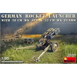 1/35 GERMAN ROCKET LAUNCHER with 28cm WK Spr & 32cm WK Flamm