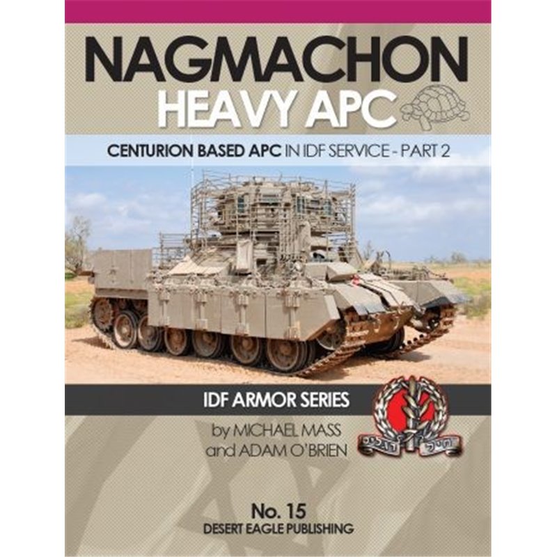 Portada del libro "IDF Armor - Nagmachon" de Desert Eagle Publishing