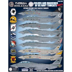 1/48 decals Colors and markings of US Navy F-14s Part V