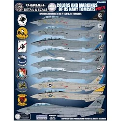 Calcas 1/48 Colors and markings of US Navy F-14s Part V"