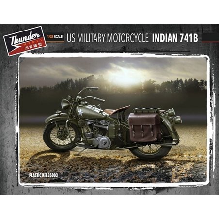 Thunder Models 1/35 US Military Motorcycle Indian 741B