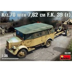 Miniart 1/35 Kfz.70 & 7,62 cm F.K. 39 (r)